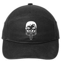 Angry Evil Ice Cream 7-Panel Snapback Hat