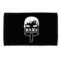 Angry Evil Ice Cream Microfiber Hand Towel