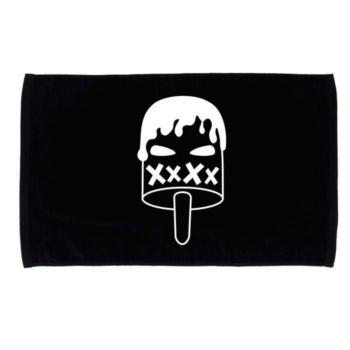 Angry Evil Ice Cream Microfiber Hand Towel