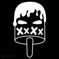Angry Evil Ice Cream Cropped Pullover Crew