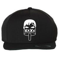Angry Evil Ice Cream Wool Snapback Cap