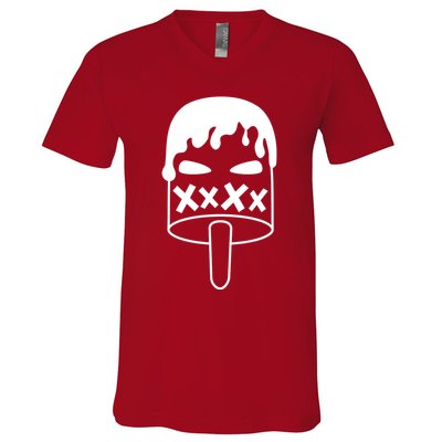Angry Evil Ice Cream V-Neck T-Shirt