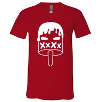 Angry Evil Ice Cream V-Neck T-Shirt