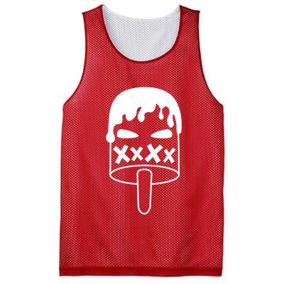 Angry Evil Ice Cream Mesh Reversible Basketball Jersey Tank