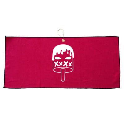 Angry Evil Ice Cream Large Microfiber Waffle Golf Towel