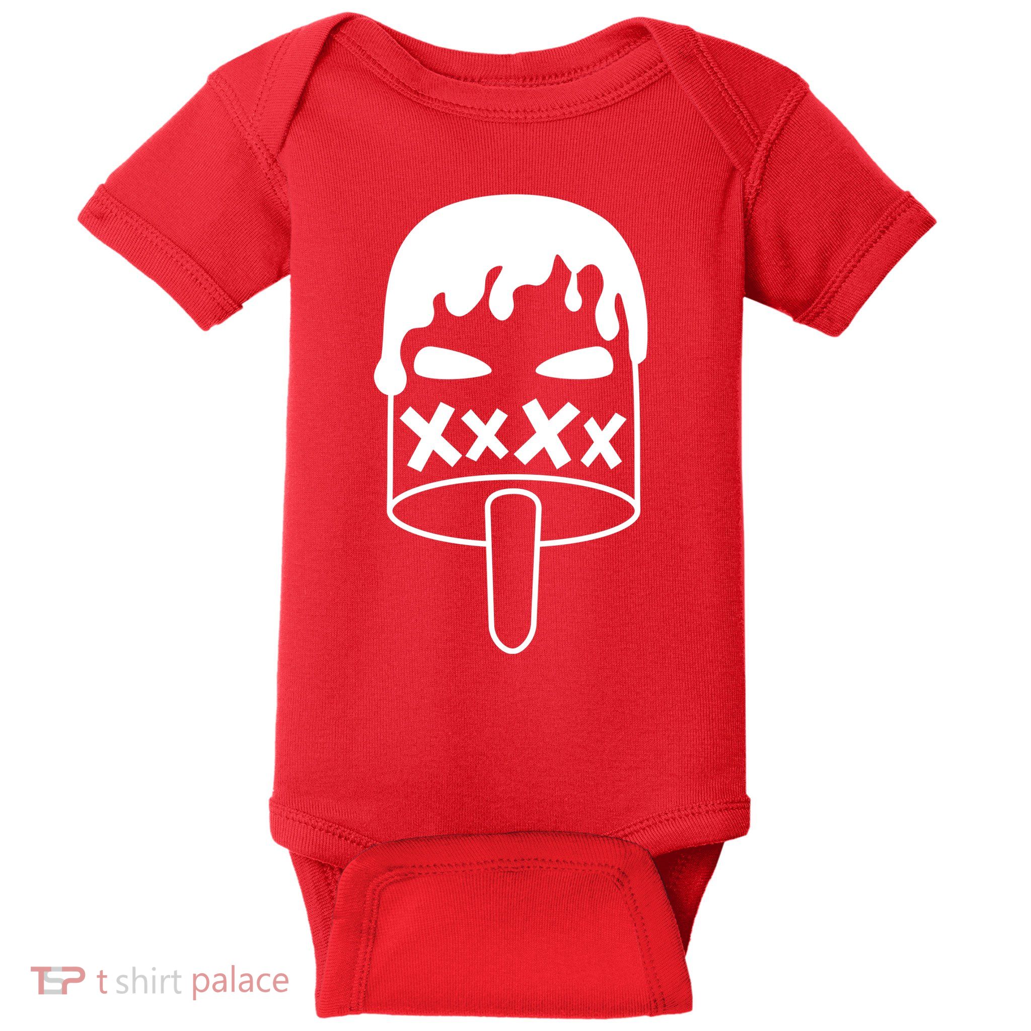 Angry Evil Ice Cream Baby Bodysuit