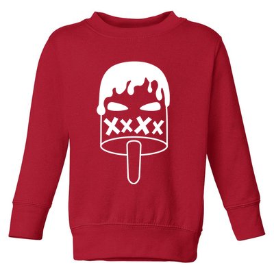 Angry Evil Ice Cream Toddler Sweatshirt