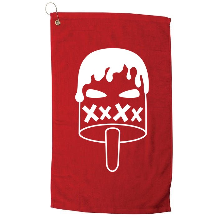 Angry Evil Ice Cream Golf Towel