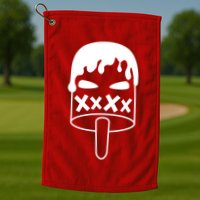 Angry Evil Ice Cream Golf Towel