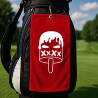 Angry Evil Ice Cream Golf Towel