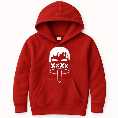 Angry Evil Ice Cream Kids Hoodie