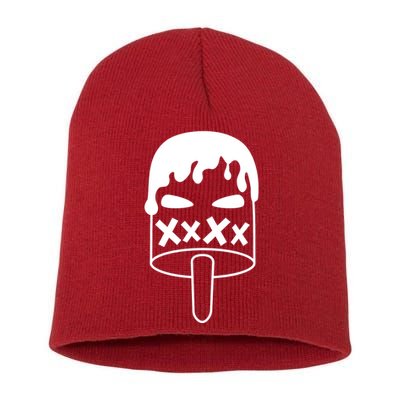 Angry Evil Ice Cream Short Acrylic Beanie