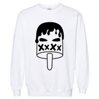 Angry Evil Ice Cream Garment-Dyed Sweatshirt