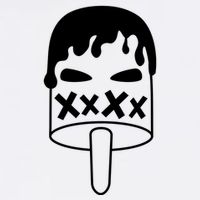 Angry Evil Ice Cream Garment-Dyed Sweatshirt