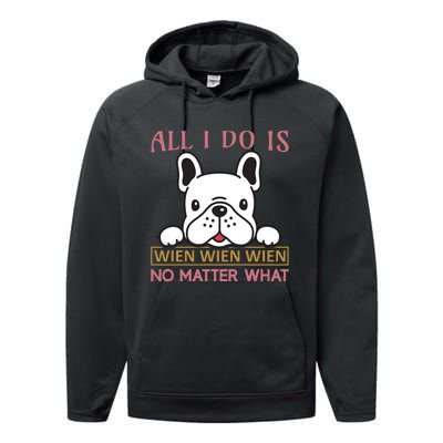 All I Do Is No Matter What Performance Fleece Hoodie