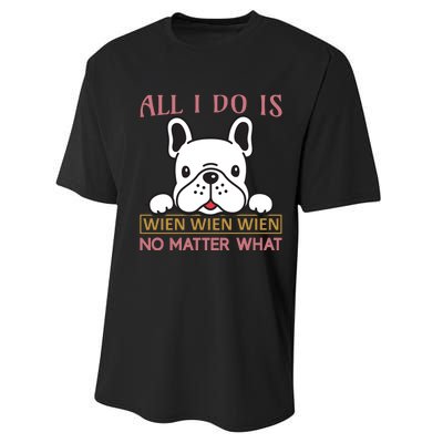 All I Do Is No Matter What Performance Sprint T-Shirt