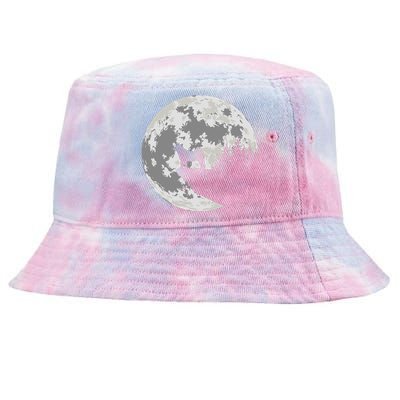 Akita Inu Dog Lover Moon Funny Halloween Tie-Dyed Bucket Hat