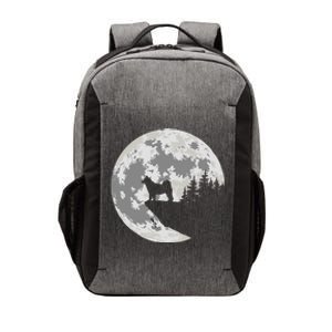 Akita Inu Dog Lover Moon Funny Halloween Vector Backpack