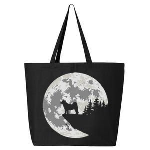 Akita Inu Dog Lover Moon Funny Halloween 25L Jumbo Tote