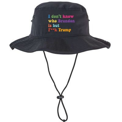 Antitrump I DonT Know Brandon Satirical Design Bucket Hat