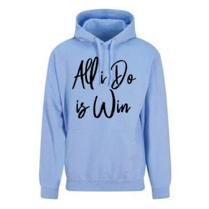 All I Do Is Win Motivational Gym Sports Work Great Gift Unisex Surf Hoodie