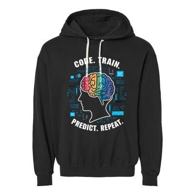 Artificial Intelligence Engineer Ai And Machine Learning Gift Garment-Dyed Fleece Hoodie