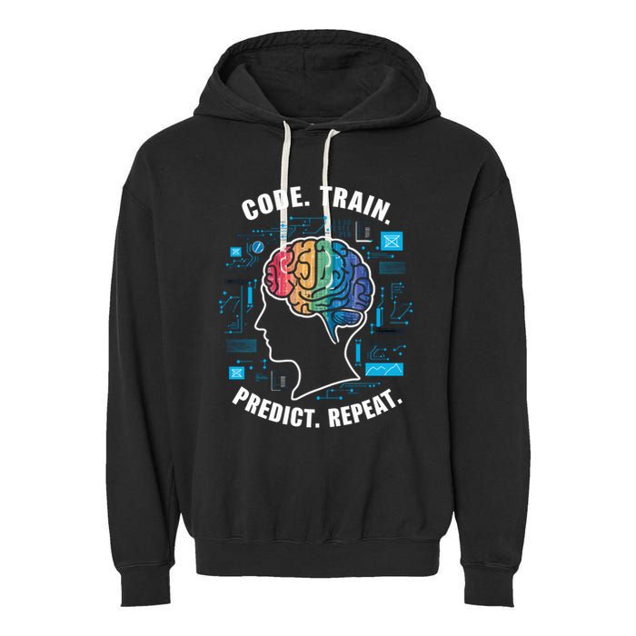 Artificial Intelligence Engineer Ai And Machine Learning Gift Garment-Dyed Fleece Hoodie