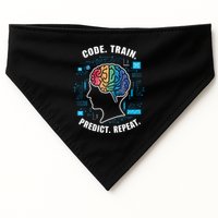 Artificial Intelligence Engineer Ai And Machine Learning Gift USA-Made Doggie Bandana