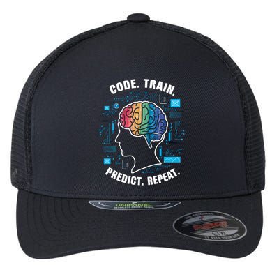 Artificial Intelligence Engineer Ai And Machine Learning Gift Flexfit Unipanel Trucker Cap