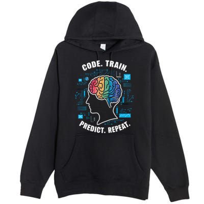 Artificial Intelligence Engineer Ai And Machine Learning Gift Premium Pullover Hoodie