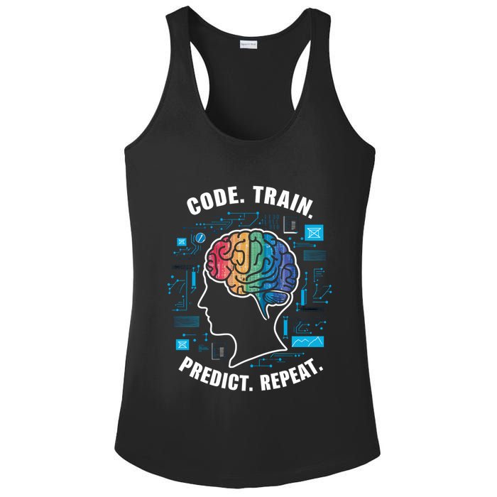 Artificial Intelligence Engineer Ai And Machine Learning Gift Ladies PosiCharge Competitor Racerback Tank
