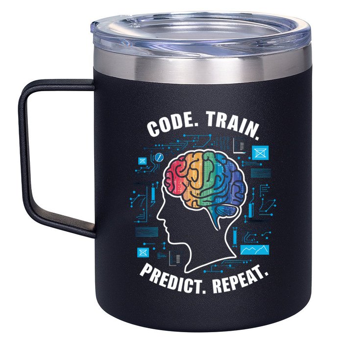 Artificial Intelligence Engineer Ai And Machine Learning Gift 12oz Stainless Steel Coffee Mug