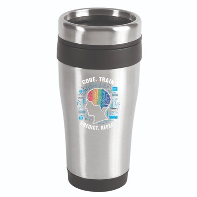 Artificial Intelligence Engineer Ai And Machine Learning Gift 16oz Travel Tumbler