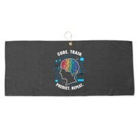 Artificial Intelligence Engineer Ai And Machine Learning Gift Large Microfiber Waffle Golf Towel