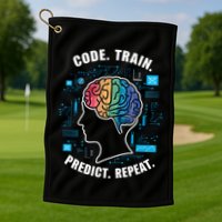 Artificial Intelligence Engineer Ai And Machine Learning Gift Golf Towel