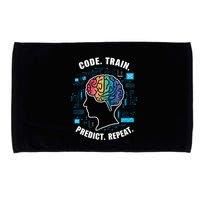 Artificial Intelligence Engineer Ai And Machine Learning Gift Microfiber Hand Towel