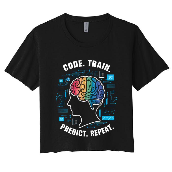 Artificial Intelligence Engineer Ai And Machine Learning Gift Crop Top