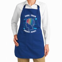 Artificial Intelligence Engineer Ai And Machine Learning Gift Full-Length Apron With Pockets