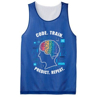 Artificial Intelligence Engineer Ai And Machine Learning Gift Mesh Reversible Basketball Jersey Tank