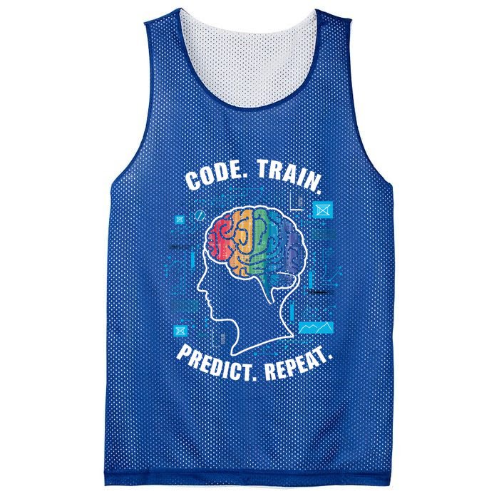 Artificial Intelligence Engineer Ai And Machine Learning Gift Mesh Reversible Basketball Jersey Tank