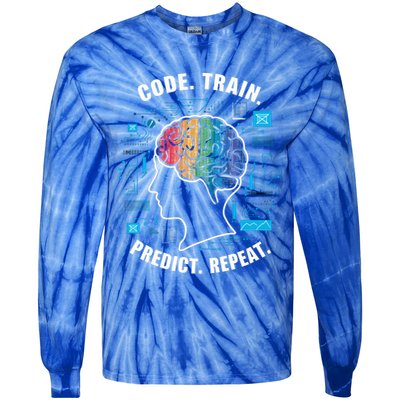 Artificial Intelligence Engineer Ai And Machine Learning Gift Tie-Dye Long Sleeve Shirt