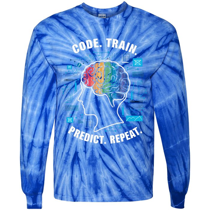 Artificial Intelligence Engineer Ai And Machine Learning Gift Tie-Dye Long Sleeve Shirt
