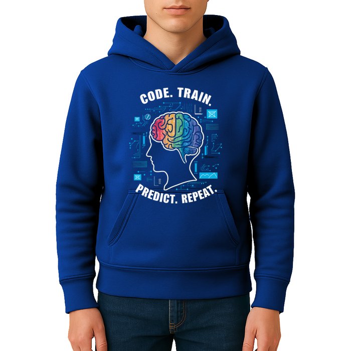 Artificial Intelligence Engineer Ai And Machine Learning Gift Kids Hoodie