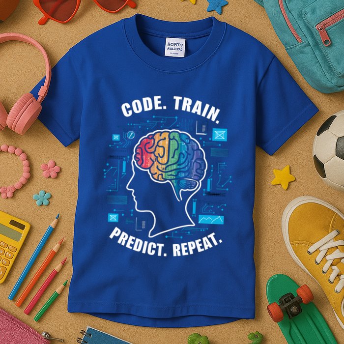 Artificial Intelligence Engineer Ai And Machine Learning Gift Kids T-Shirt
