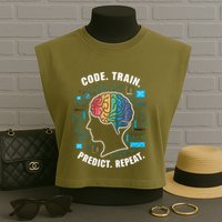 Artificial Intelligence Engineer Ai And Machine Learning Gift Garment-Dyed Women's Muscle Tee