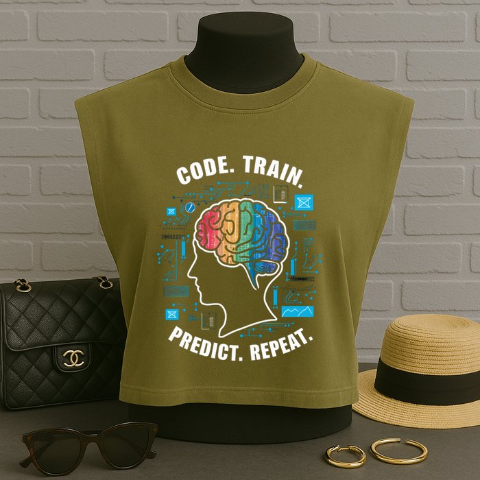 Artificial Intelligence Engineer Ai And Machine Learning Gift Garment-Dyed Women's Muscle Tee