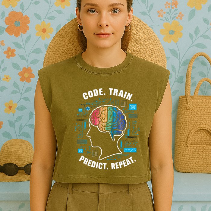 Artificial Intelligence Engineer Ai And Machine Learning Gift Garment-Dyed Women's Muscle Tee