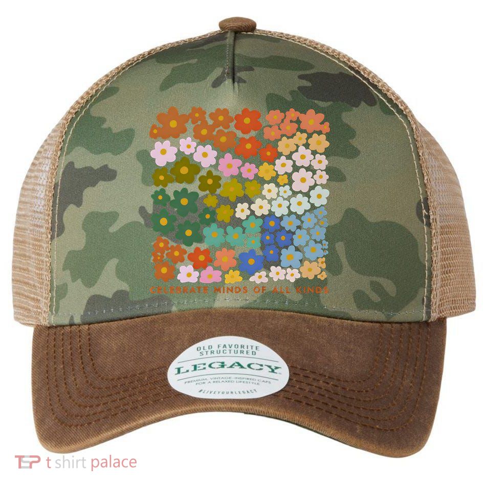 Autism Inclusive Education Celebrate Mind Of All Kind Legacy Tie Dye Trucker Hat