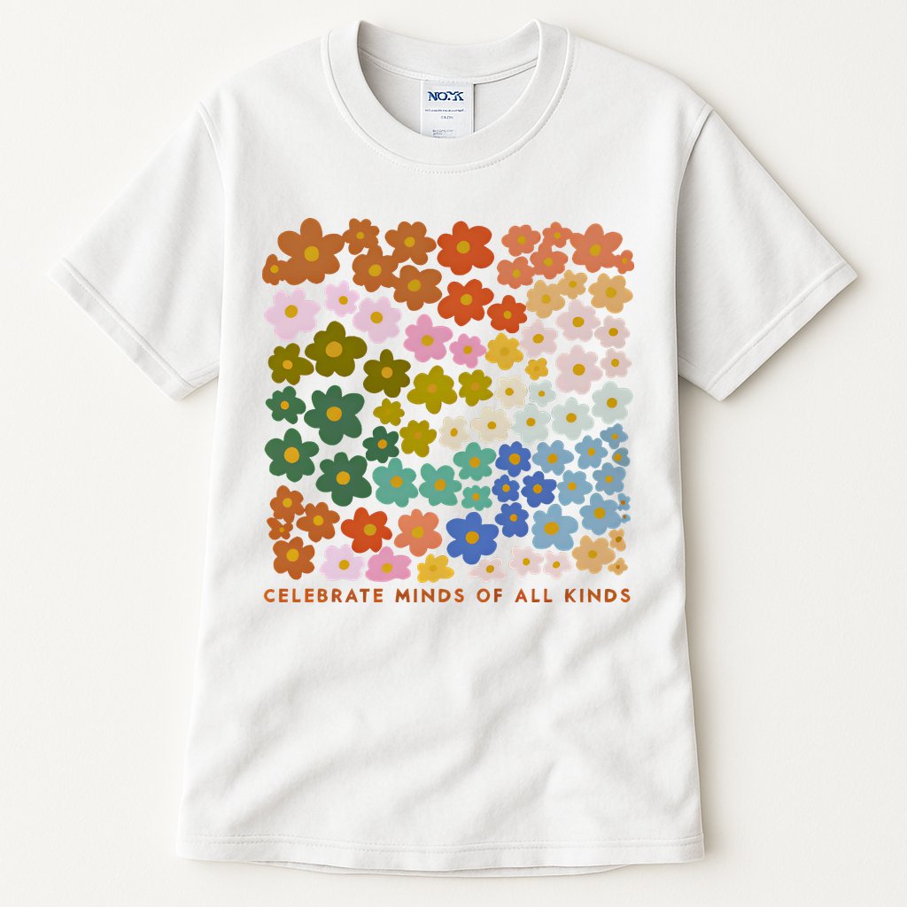 Autism Inclusive Education Celebrate Mind Of All Kind Tall T-Shirt