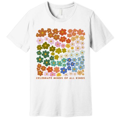Autism Inclusive Education Celebrate Mind Of All Kind Premium T-Shirt